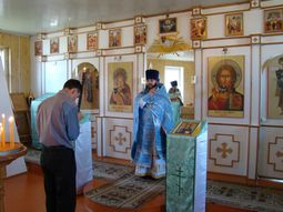 Престольный праздник в день памяти  Владимирской иконы Божией Матери