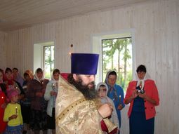 Освящениe часовни в селе Крымзарайкино