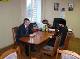 Встреча главы администрации Аликовского района и настоятеля храма Успения Пресвятой Богородицы