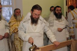Освящение придела в честь святителя Порфирия архиепископа Газского Свято-Троицкого храма