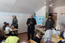 Посещение воскресной школы при храме в рамках празднования Дня православной книги